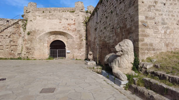 When the Venetians took over Famagusta in 1489, they immediately started to strengthen the walls. The Sea Gate, or Porta del Mare, was one of the earliest to be completed, in 1496.