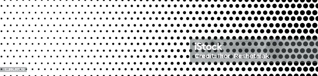 Pola Titik Halftone Tekstur Hitam Pada Latar Belakang Putih Titik Retro