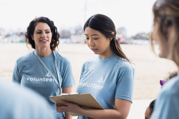 istock Young adult team leader 1389700317