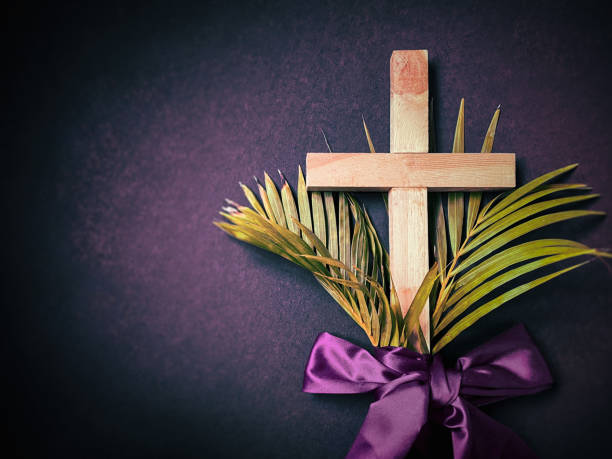 Lent Season,Holy Week and Good Friday Concepts stock photo