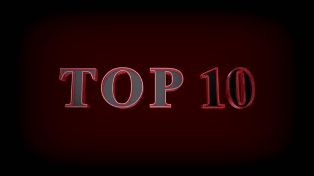 Top 10 text animation