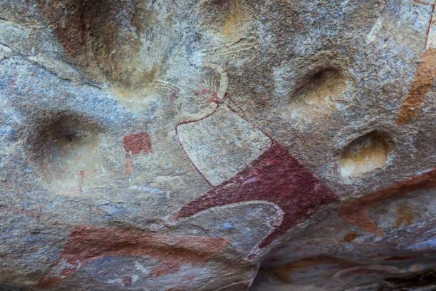 istock Amazing Inside View Pictures of the Laas Geel cave formations - an earliest known cave paintings in the Horn of Africa 1389706708