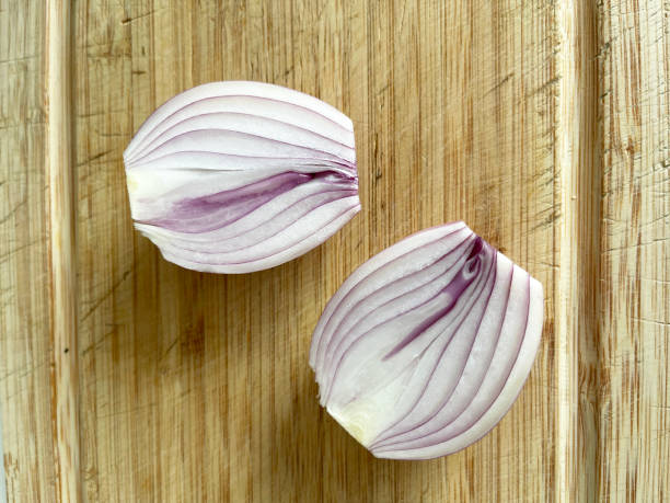 roscoff onion stock photo