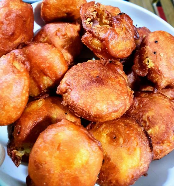 istock Fresh testy asian potato boll fry 1389720031
