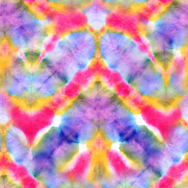 istock Bright Seamless Ethnic Watercolor Design. Ornament Tribal Banner. Ethnic Design Pattern. Abstract Pattern  ,Vibrant Tie 1389720086