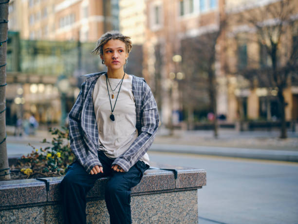 istock Young Woman in the City 1389735526