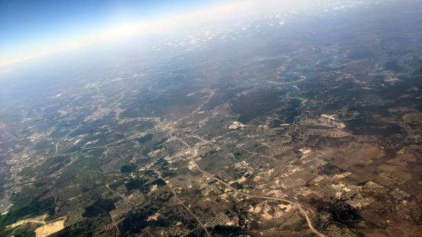 istock High Above a Texas City 1389737253