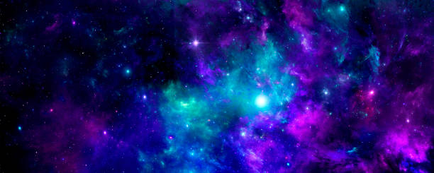 istock Abstract scientific background with nebulae and stars in space 1389745315