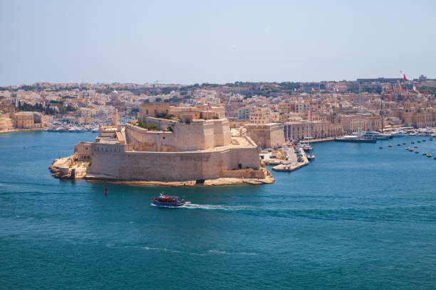 istock Landscape of Valletta, Malta. Fort St. Angelo 1389745837