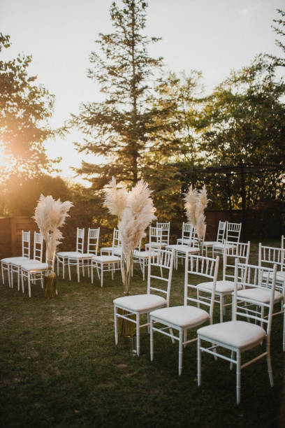 istock Rustic decor. Decoration for a special occasion. Everything is almost finished for ceremony. 1389747338