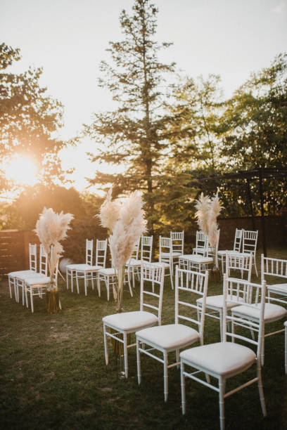 istock Rustic decor. Decoration for a special occasion. Everything is almost finished for ceremony. 1389748520