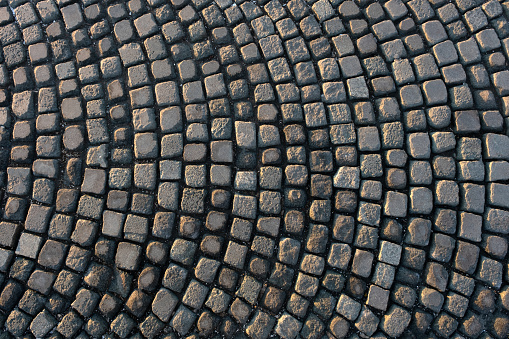 Cobblestone texture for background