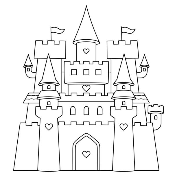 Castillos Para Colorear - Banco de fotos e imágenes de stock - iStock Castillos Para Colorear - Banco de fotos e imágenes de stock - iStock
