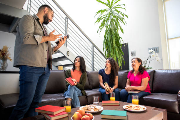 istock Friends in book club 1389769765