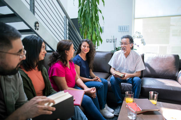 istock Friends in book club 1389769806