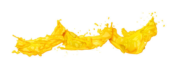 istock Fresh beautiful orange juice splash 1389784436