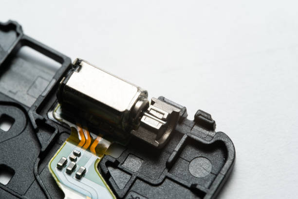 istock Motor that generates vibration to the mobile phone. 1389787751