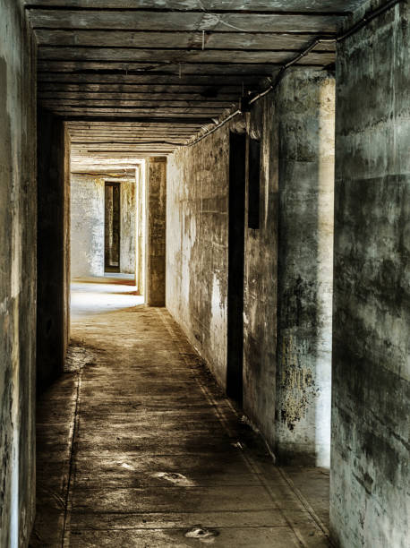 istock Fort Casey Corridor With Doors 1389793842