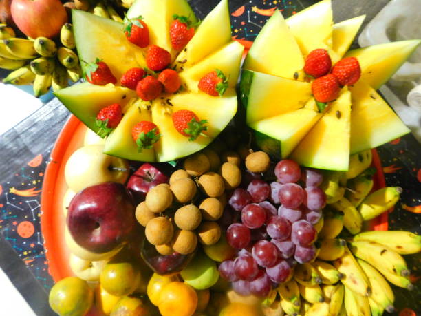 istock fruit creations are neatly arranged 1389799918