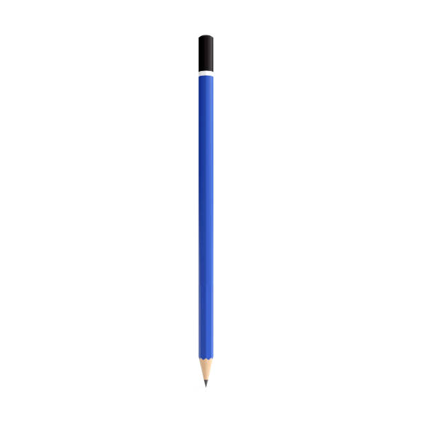 istock 3D rendering wood pencil on white background 1389807470