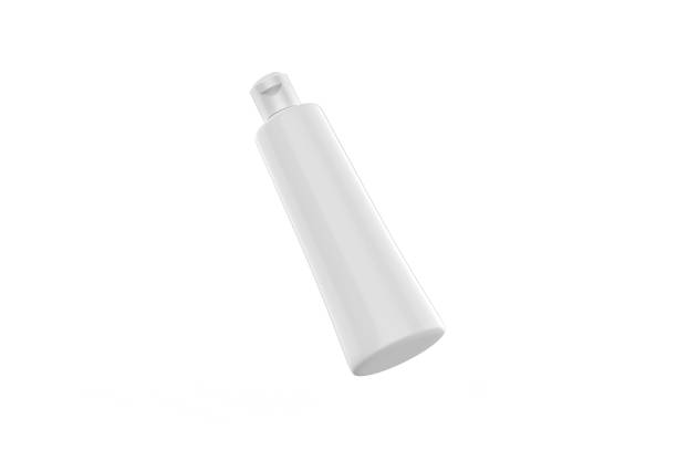 cosmetic bottle - shampoo merchandise packaging razor imagens e fotografias de stock