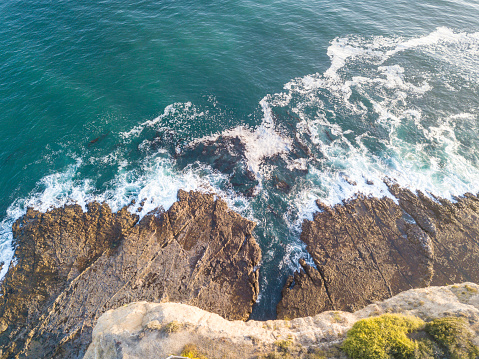 Beautiful image of Sacred Cove beach in California for background