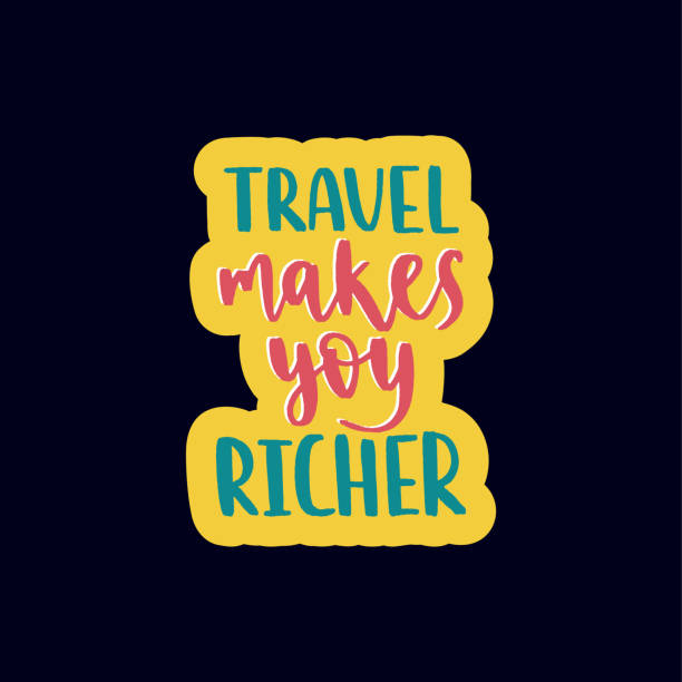 istock Travel inspiration quote. Positive phrase about trip and adventure. 1389820844