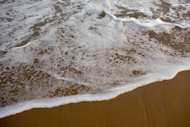 istock Foams generated after crashing of waves at bay 1389823129