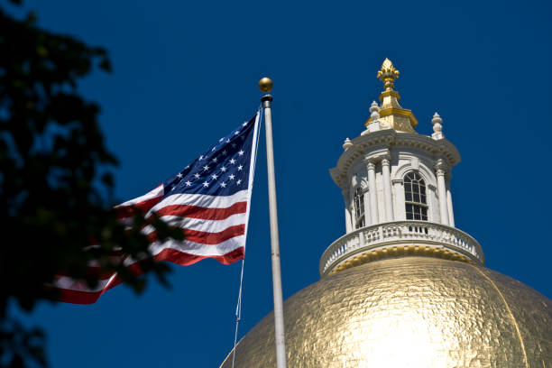 istock Boston, Massachusetts - State House Golden Dome 1389841062