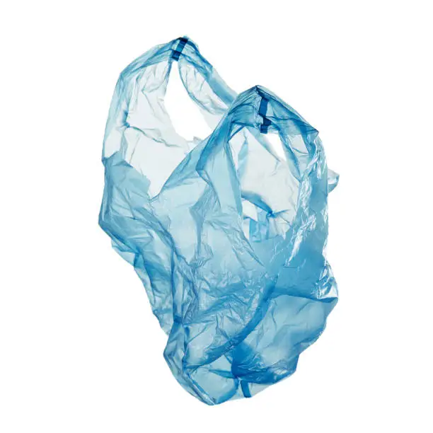 Used empty plastic grocery bag