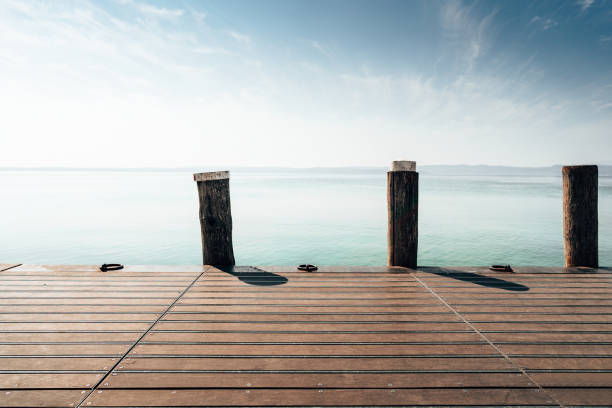 lake waterfront in italy
