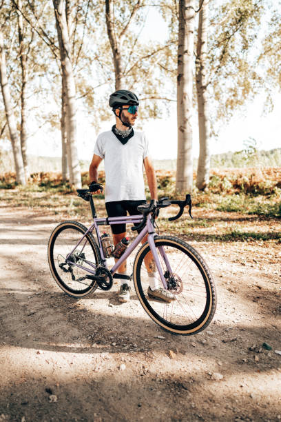 istock gravel cyclist in the nature 1389850406