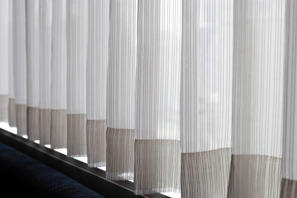 istock Curtains window, Room decoration interior 1389851843