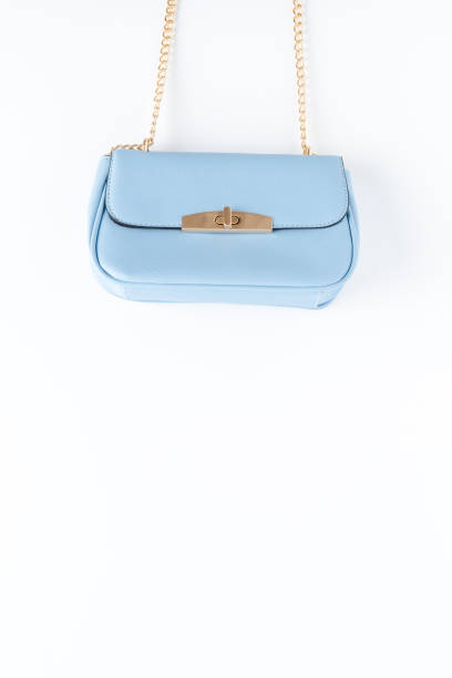 istock Women’s handbag on white background. Top view 1389860963