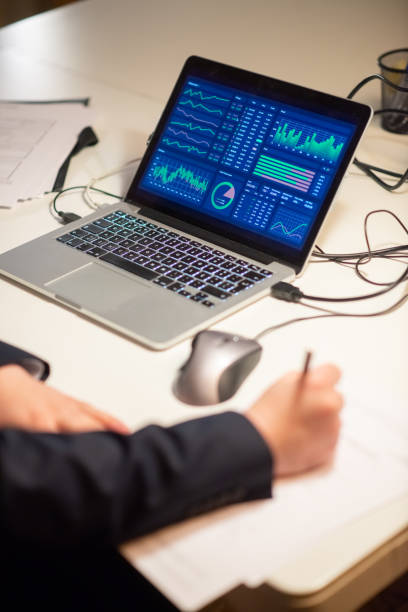 istock Close-up of laptop at office 1389865303