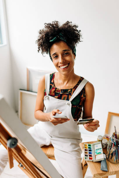 istock Shopping for the art studio 1389867918