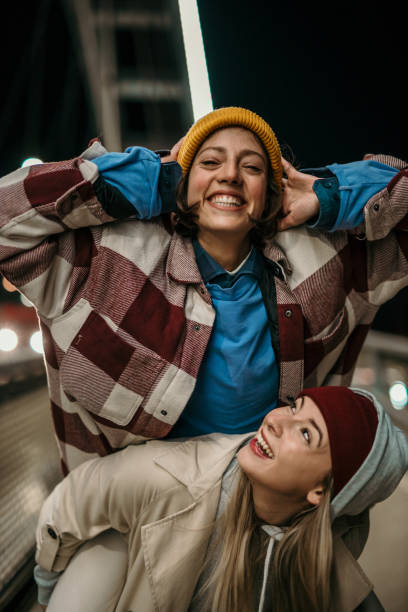istock Hipster friends night out 1389871129