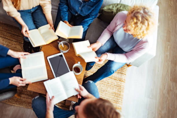 istock Discussing During a Book Club 1389876404