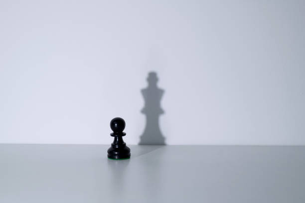istock Pawn piece wants to be king 1389885816
