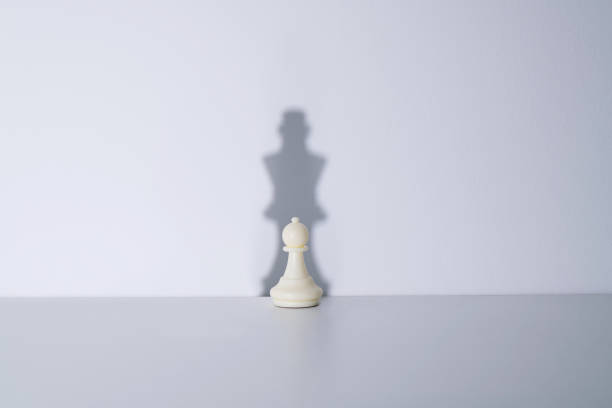 istock Pawn piece wants to be king 1389885877
