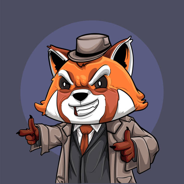 red panda mavia evil panda mavia illustration drug cartel stock illustrations