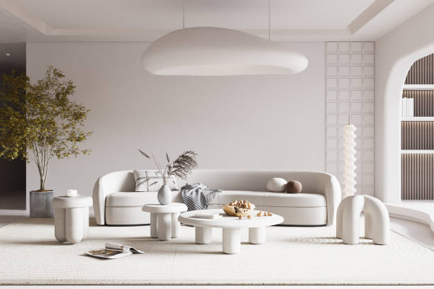 istock Living Room Wall Mockup 1389889576