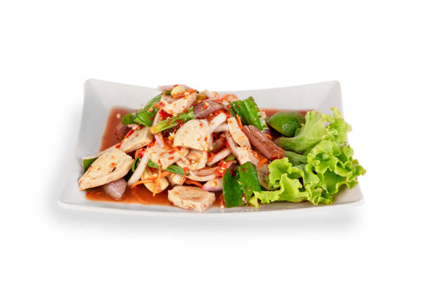 istock spicy vietnamese sausage salad 1389890524