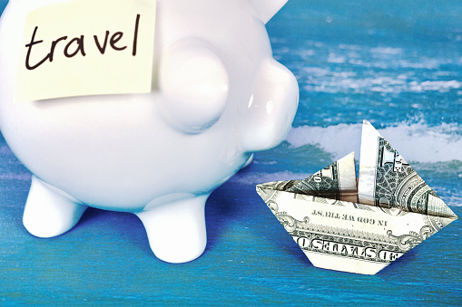 Travel savings concept.