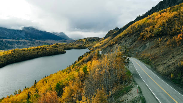 istock matanuska river in autumn time, Alaska, usa 1389894374