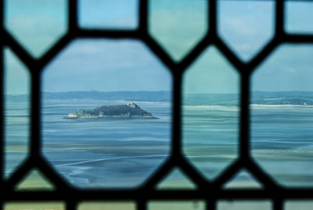 View from the Mont Saint Michel (Normandy). Shooting Location: France, Normandy