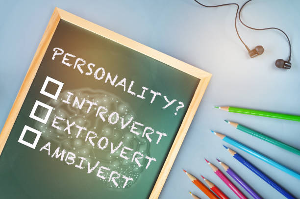 istock Human personality type concept and shy or outgoing person idea 1389899702