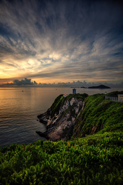 istock Cape D'Aguilar Lighthouse during the sunrise 1389899846