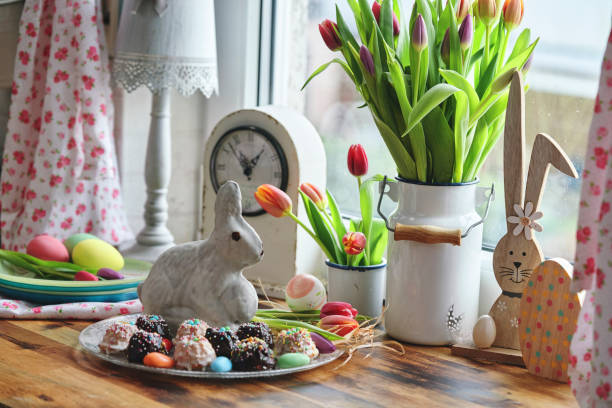 istock Preparing Easter Bunny Lamb Cake in Domestic Kitchen 1389903605