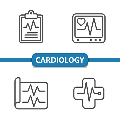 Cardiology Icons - Health Care, Healthcare, Medical